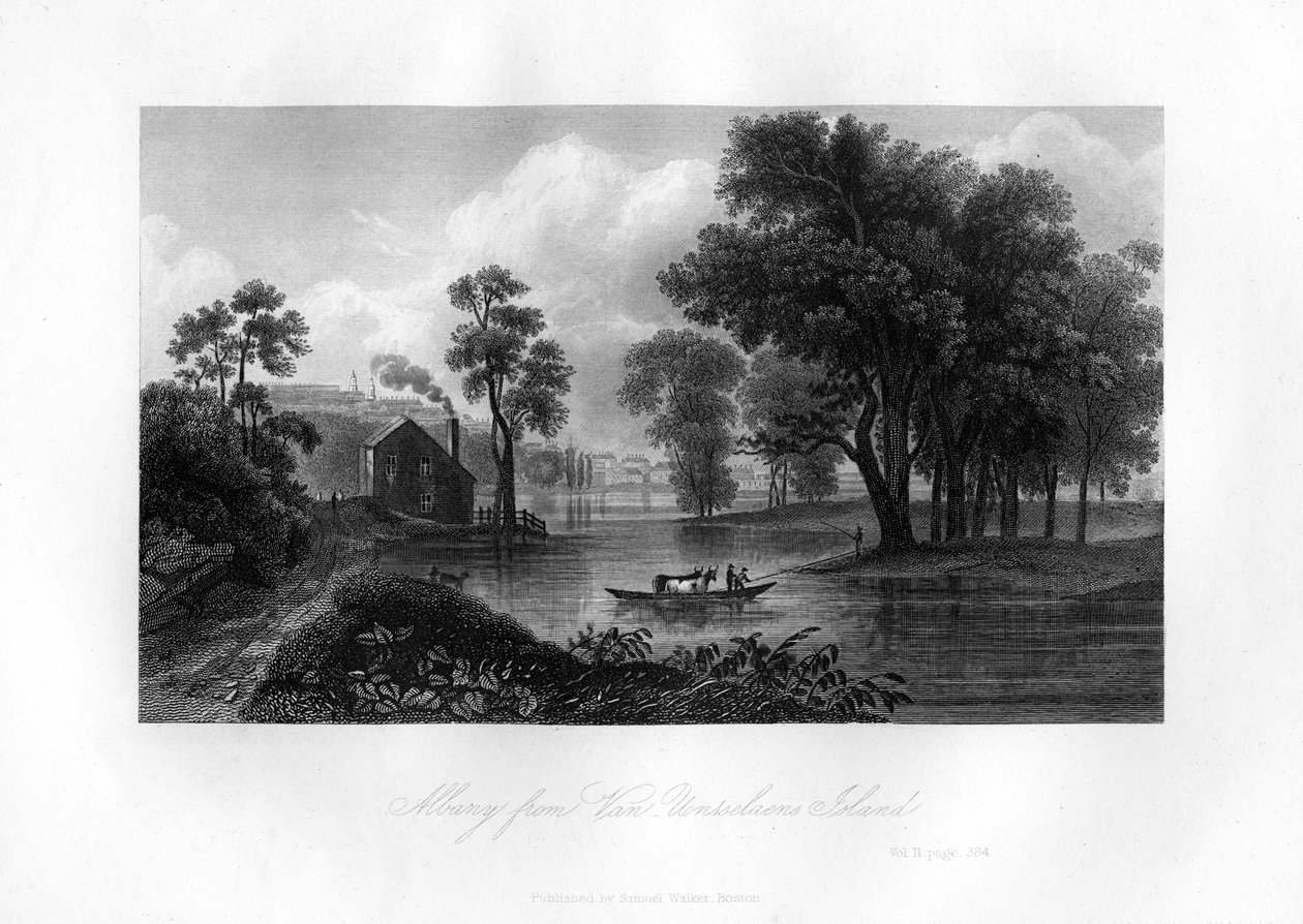 Albany Van-Unsselaens Islandilta New Yorkin osavaltiosta, 1855 tekijältä Unbekannt