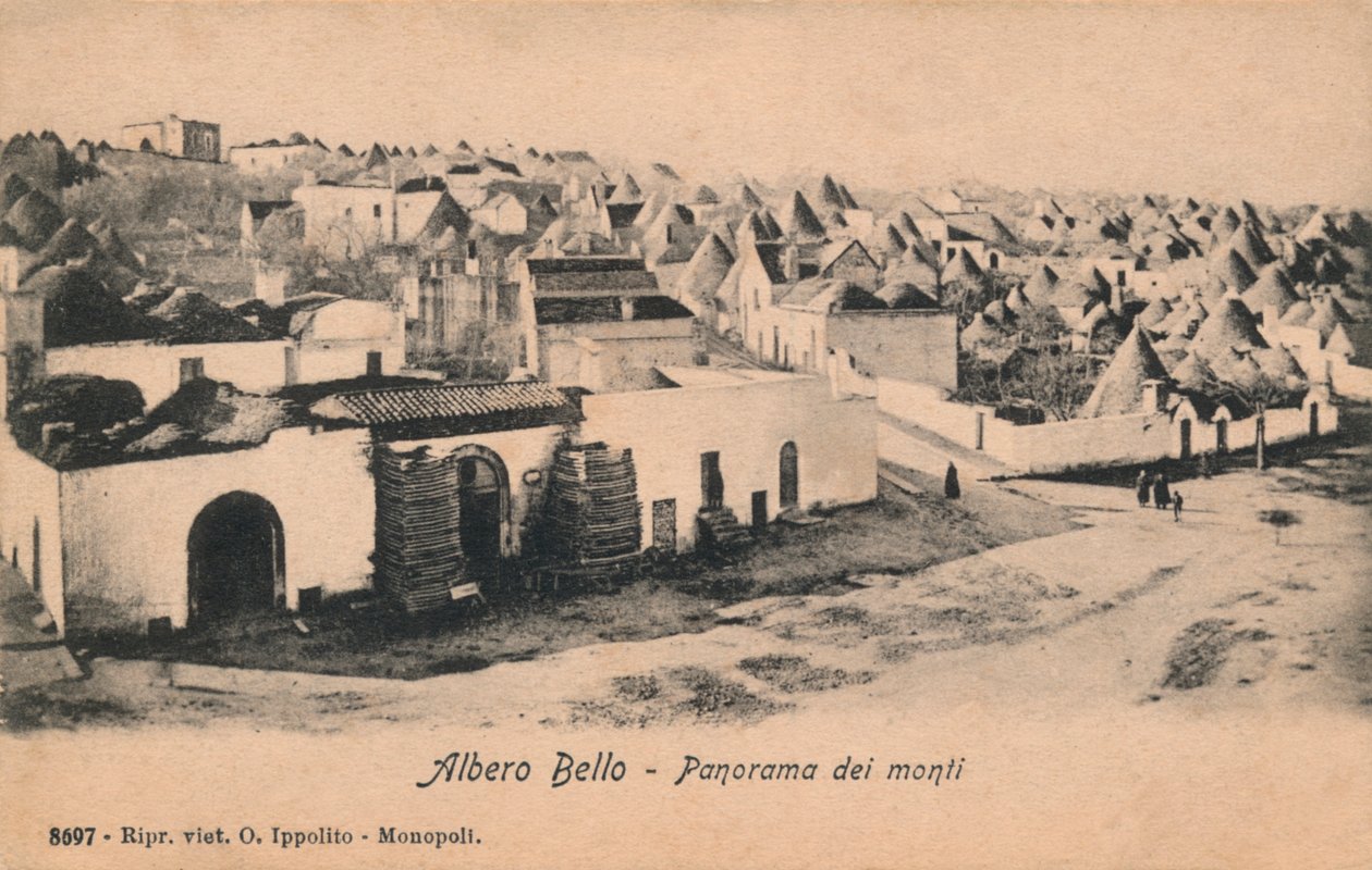 Albero Bello - Panorama of the Mountains, vuodelta 1910. tekijältä Unbekannt