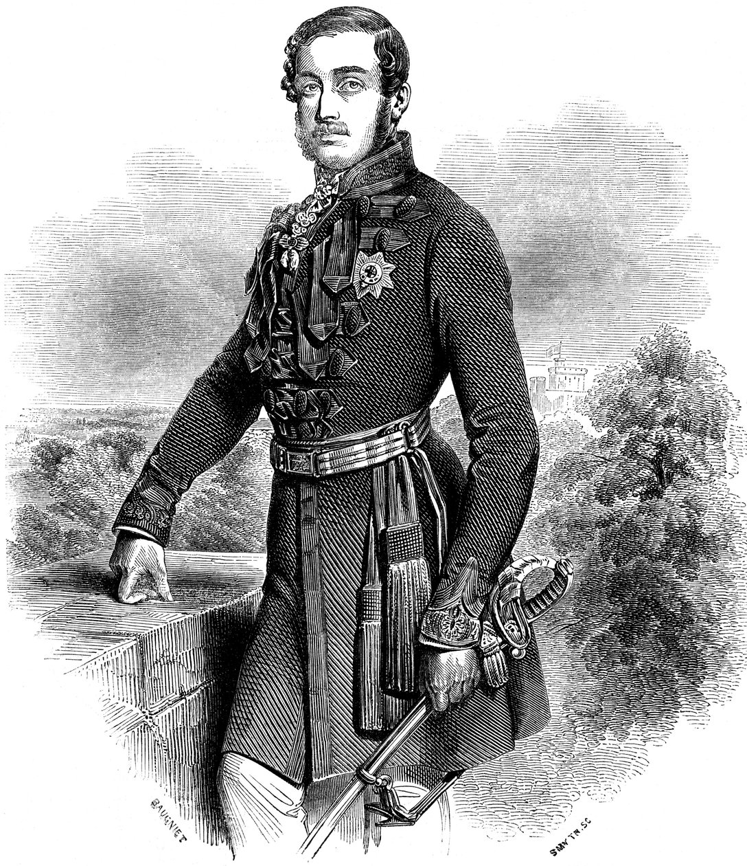 Albert 1819-1861, kuningatar Victorian prinssipuoliso, 1844 tekijältä Unbekannt