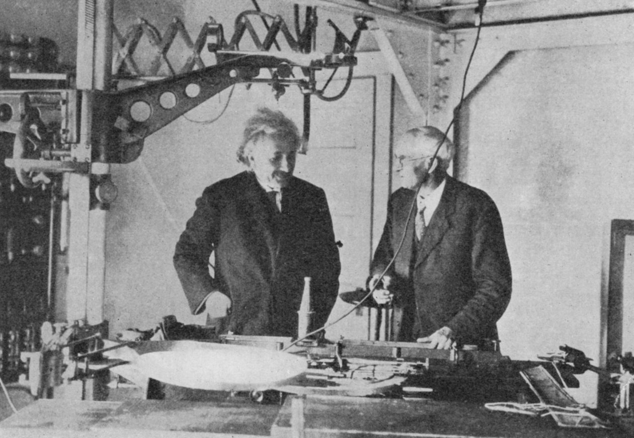 Albert Einstein 1879-1955 Mount Wilsonin observatoriossa tekijältä Unbekannt