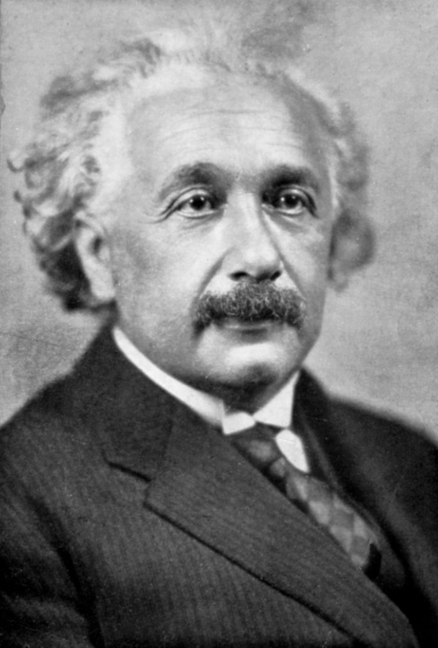 Albert Einstein, saksalais-sveitsiläinen matemaatikko ja teoreettinen fyysikko, 1930-luku tekijältä Unbekannt