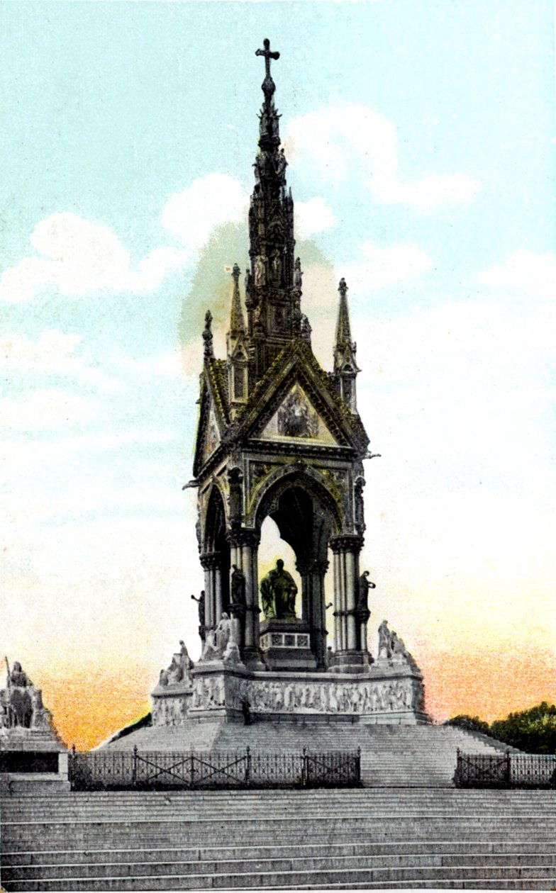 Albert Memorial, Lontoo, 1900-luku tekijältä Unbekannt