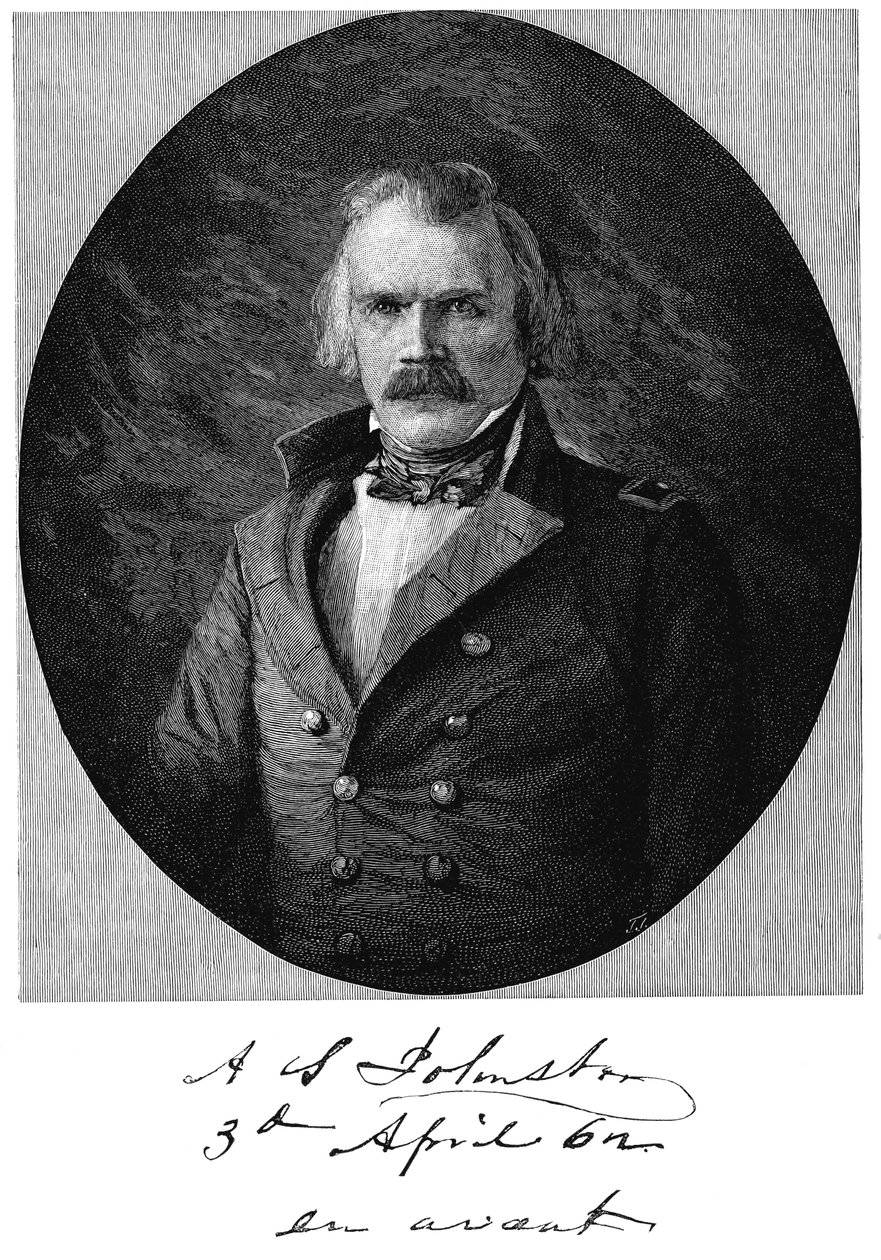 Albert Sidney Johnston, yhdysvaltalainen sotilas tekijältä Unbekannt