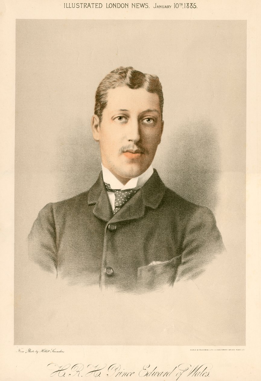 Albert Victor, Clarencen herttua, 1885 tekijältä Unbekannt