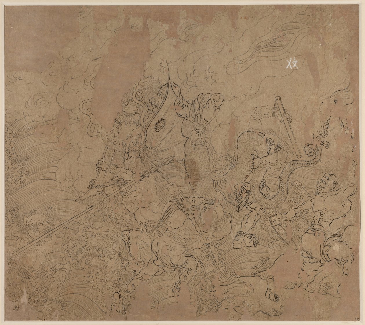 Albumi taolaisista ja buddhalaisteemoista: Search the Mountain: Leaf 49, 1200s. tekijältä Unbekannt