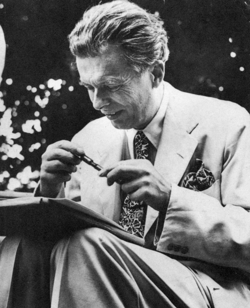Aldous Leonard Huxley 1894-1963, englantilainen esseisti ja kirjailija, 1950-luku tekijältä Unbekannt