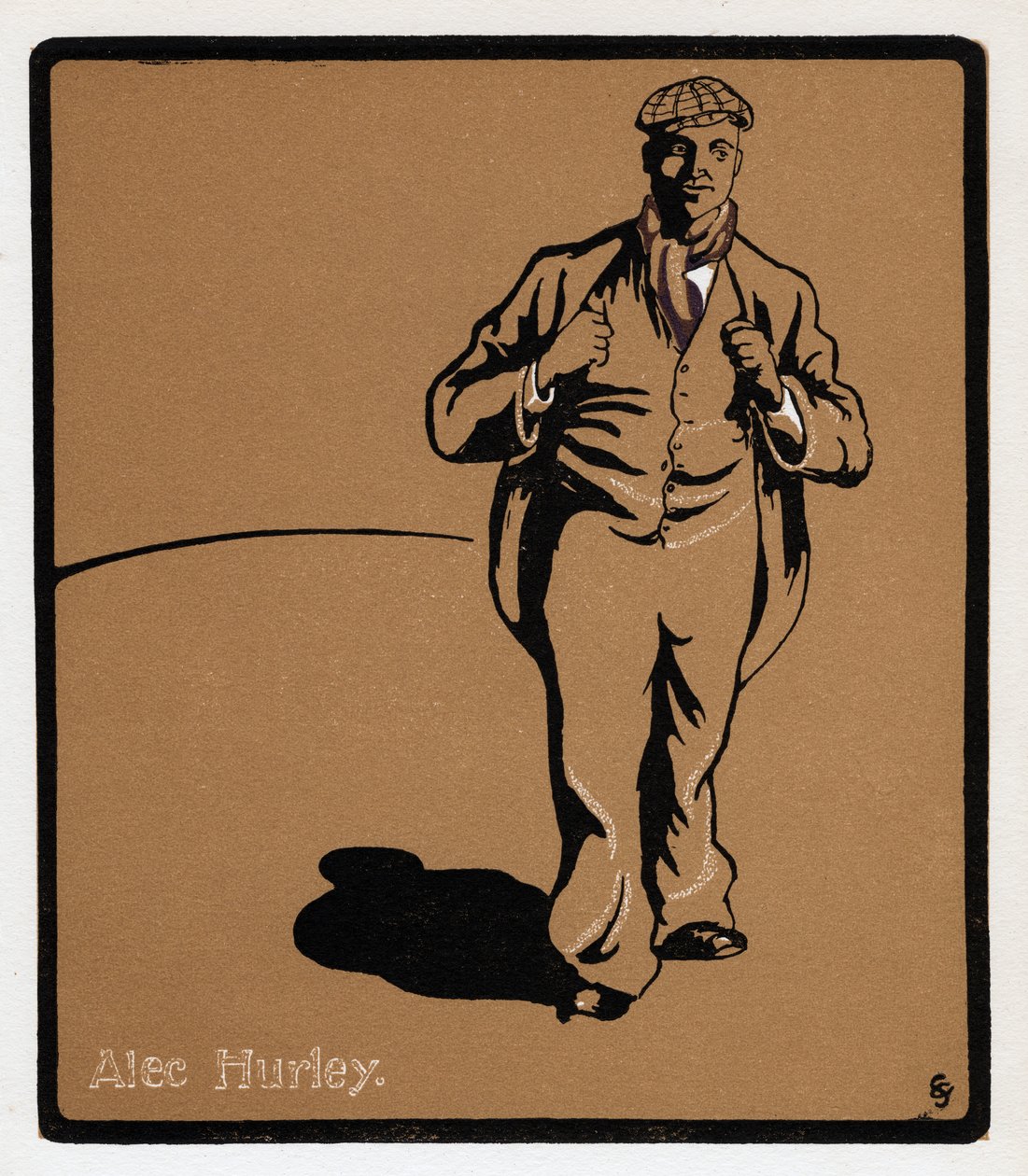 Alec Hurley 1871-1913, musiikkihallitähti, 1800-luvun loppu tekijältä Unbekannt