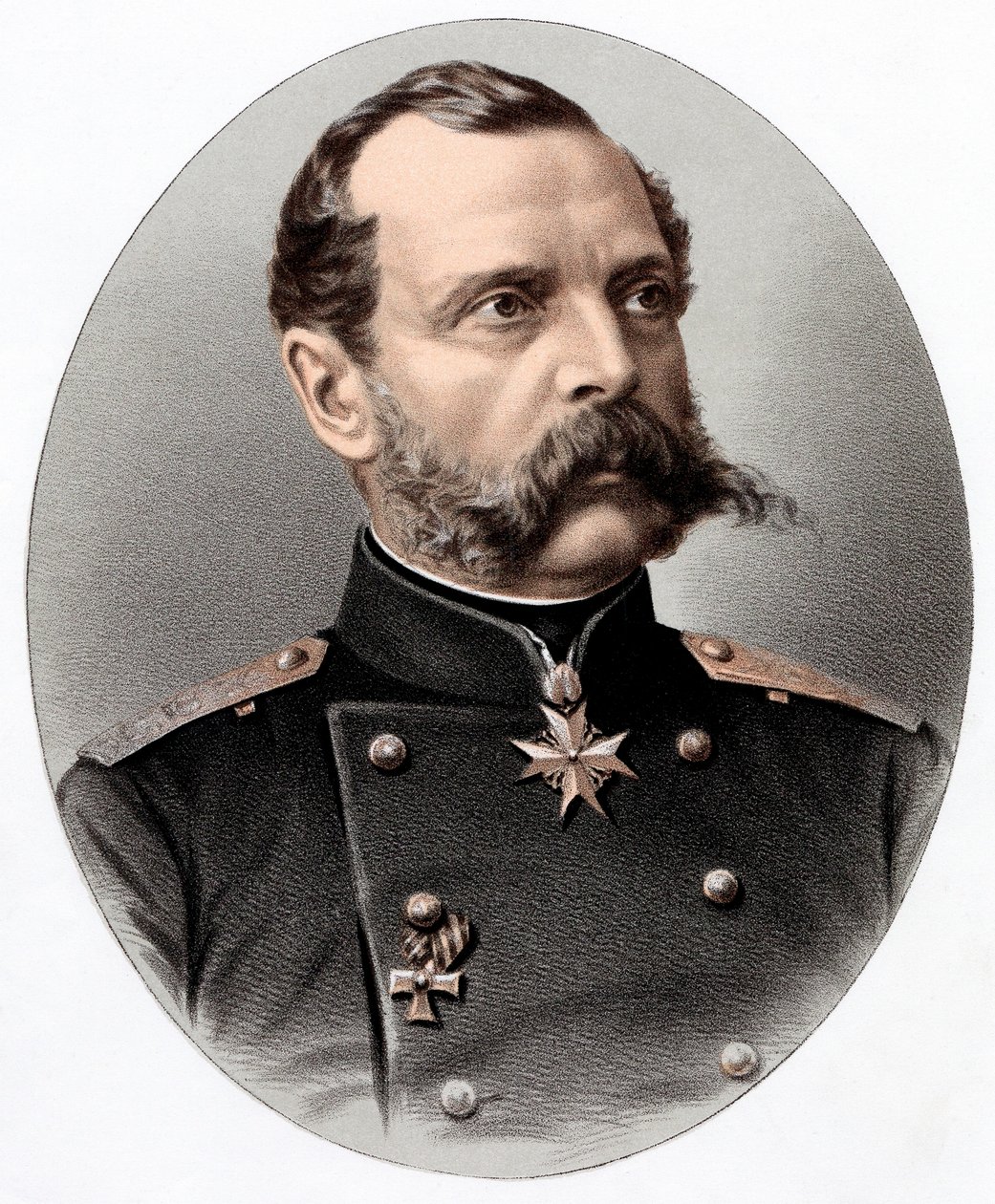 Aleksanteri II 1818-1881, Venäjän tsaari vuodesta 1855, c1880 tekijältä Unbekannt