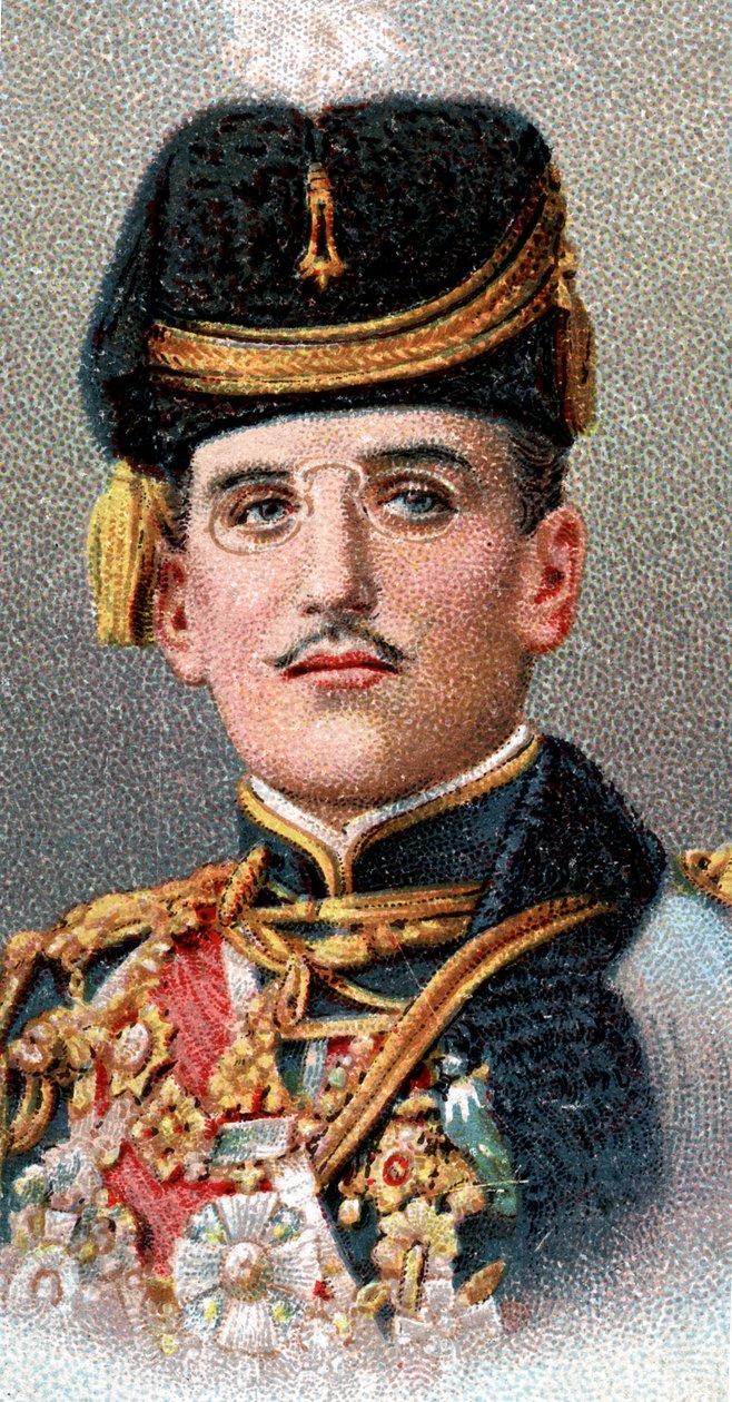 Aleksanteri I 1888-1934, serbien, kroaattien ja sloveenien kuningas, 1917 tekijältä Unbekannt