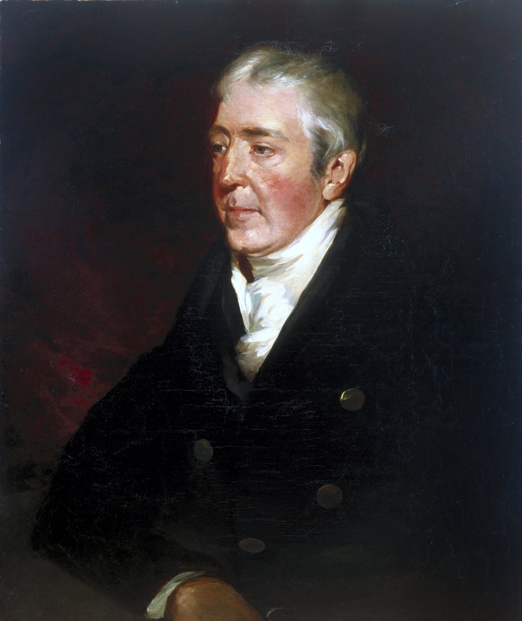 Alexander Nasmyth, hammaslääkäri, n. 1840-luku Öljy kankaalle muotokuva vuodelta 1858 Ann Gibson Bennett, Andrew Geddes RA:n alkuperäisen öljyn mukaan tekijältä Unbekannt