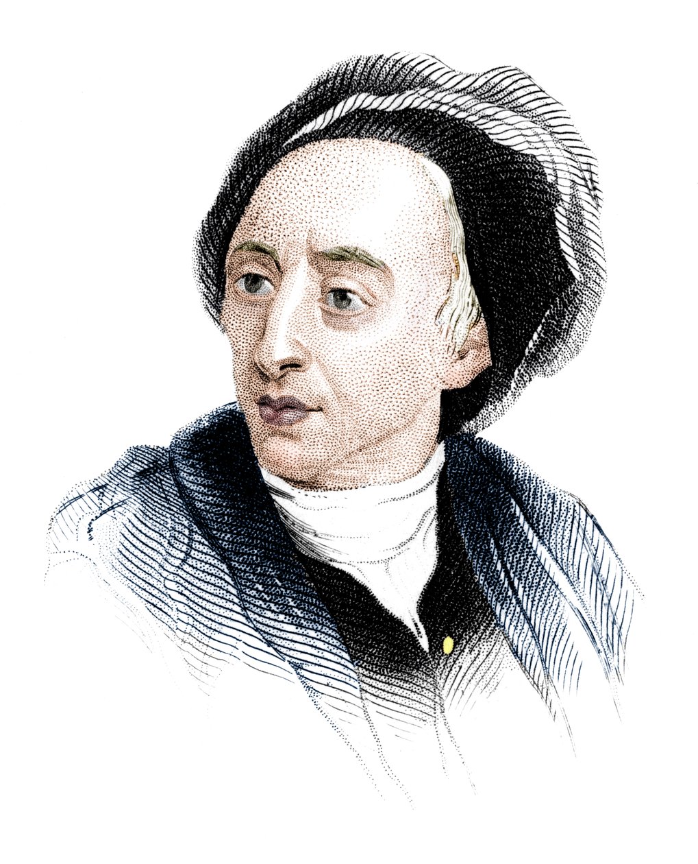 Alexander Pope, englantilainen runoilija 1700-luvun alun vuodelta 1850 tekijältä Unbekannt