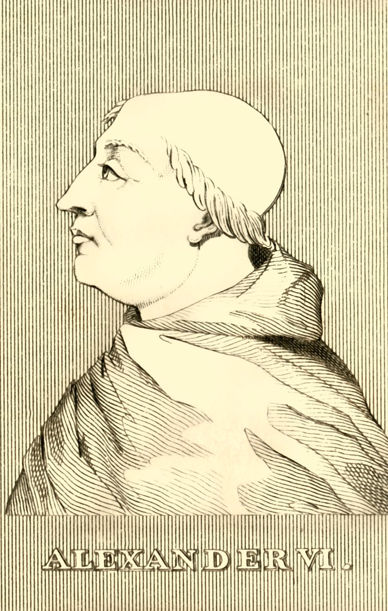 Aleksanteri VI, 1431-1503, 1830. tekijältä Unbekannt