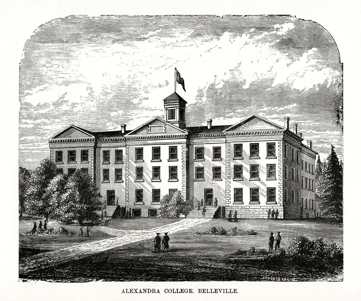 Alexandra College, Belleville, Ontario, Kanada, 1800-luku tekijältä Unbekannt