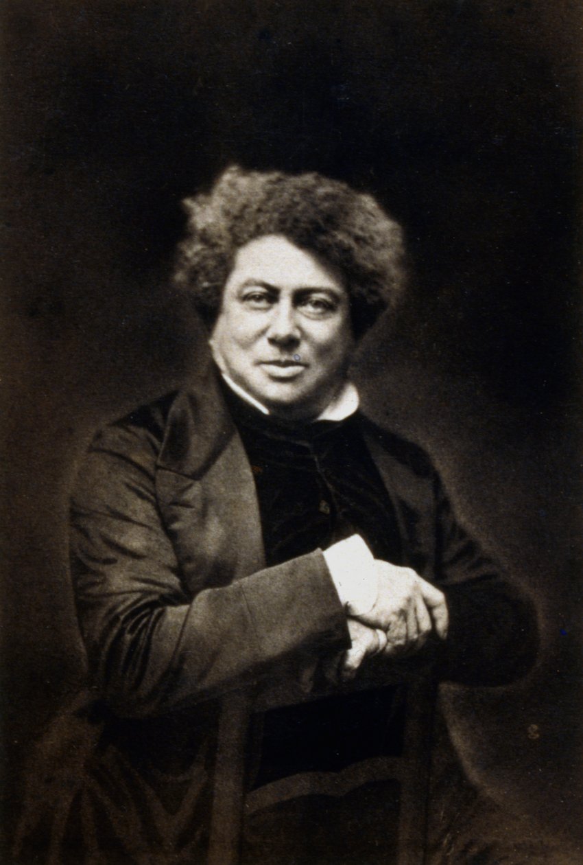 Alexandre Dumas vanhempi, ranskalainen kirjailija ja näytelmäkirjailija, 1840-1860 tekijältä Unbekannt