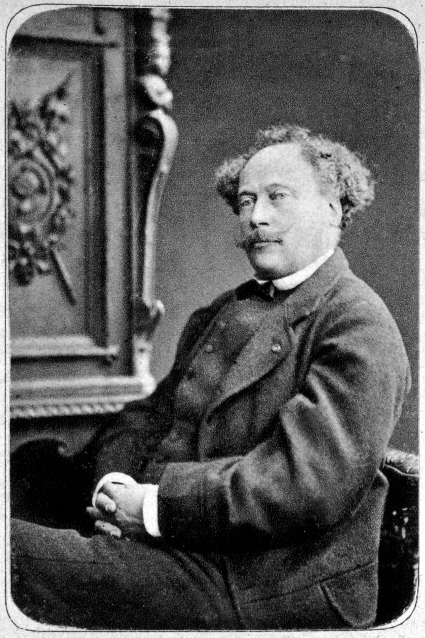 Alexandre Dumas nuorempi, ranskalainen kirjailija, 1865-1895 tekijältä Unbekannt