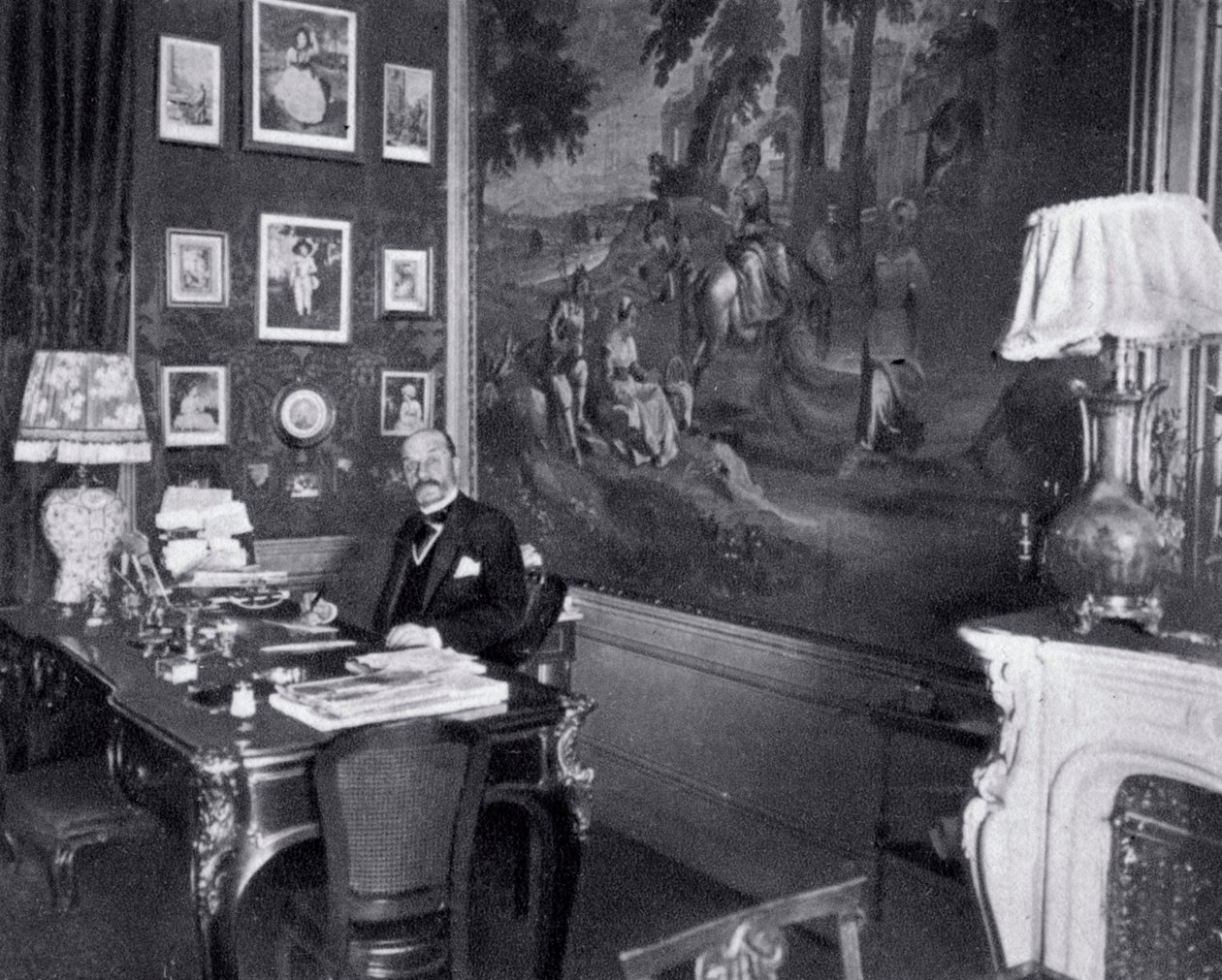 Alexandre Duval, ranskalainen ravintolan omistaja ja yhteiskunnan hahmo, 1900 tekijältä Unbekannt