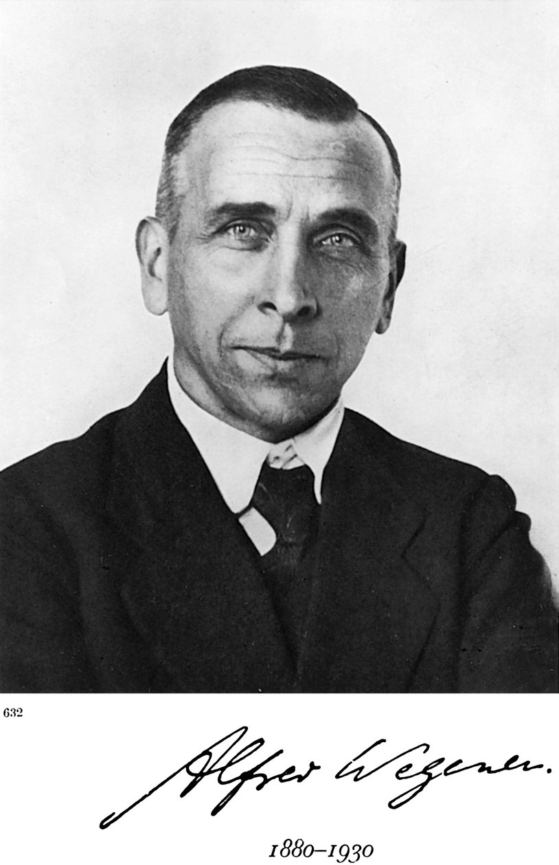 Alfred Lothar Wegener, saksalainen geofyysikko ja meteorologi tekijältä Unbekannt