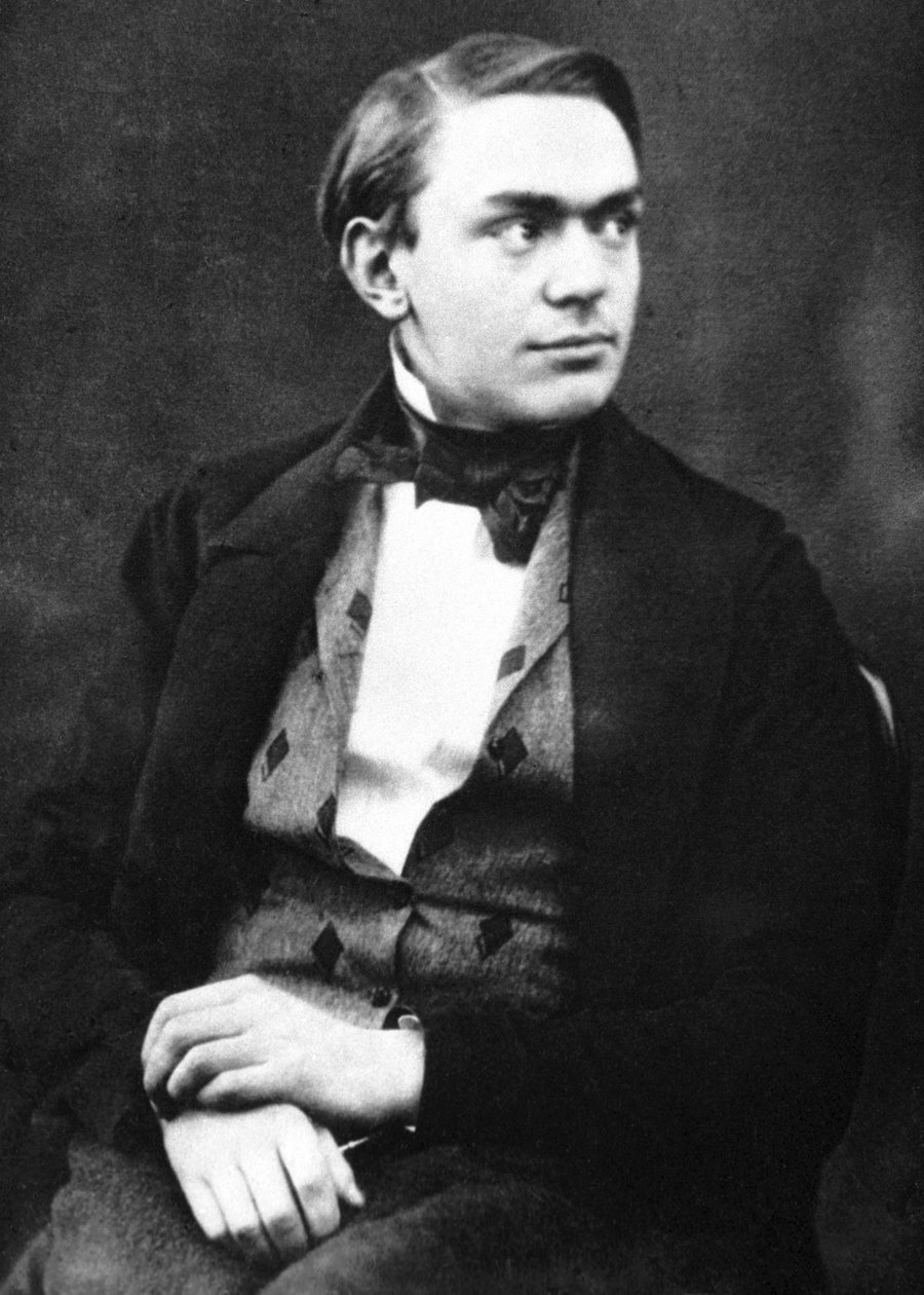 Alfred Nobel 18331896, 20-vuotias tekijältä Unbekannt