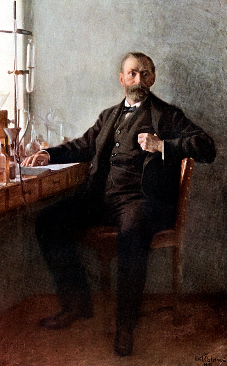 Alfred Nobel, ruotsalainen kemisti ja keksijä tekijältä Unbekannt