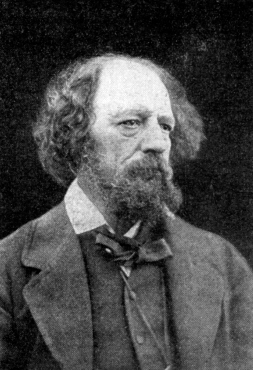 Alfred Tennyson, ensimmäinen paroni Tennyson, englantilainen runoilija, 1880 tekijältä Unbekannt