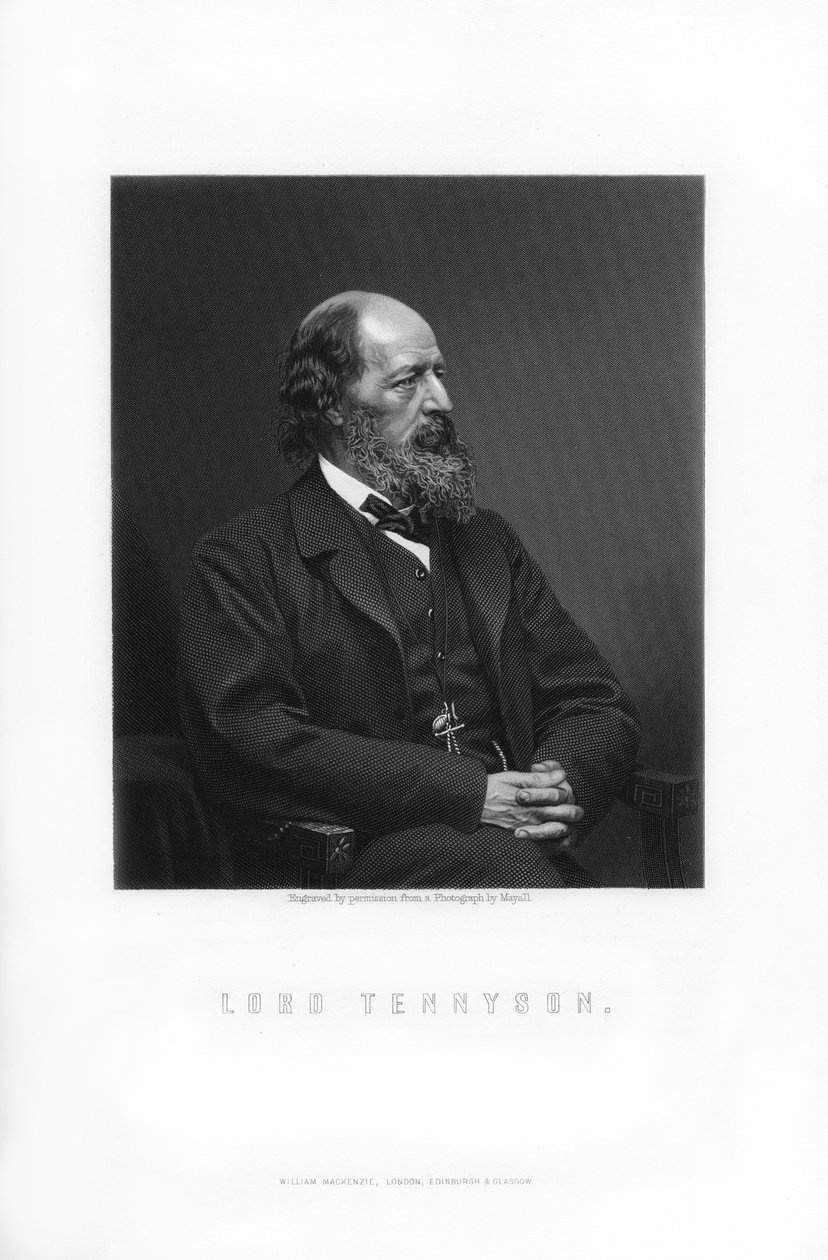 Alfred Tennyson, 1. Baron Tennyson, Yhdistyneen kuningaskunnan runoilijapalkinnon saaja, 1899 tekijältä Unbekannt