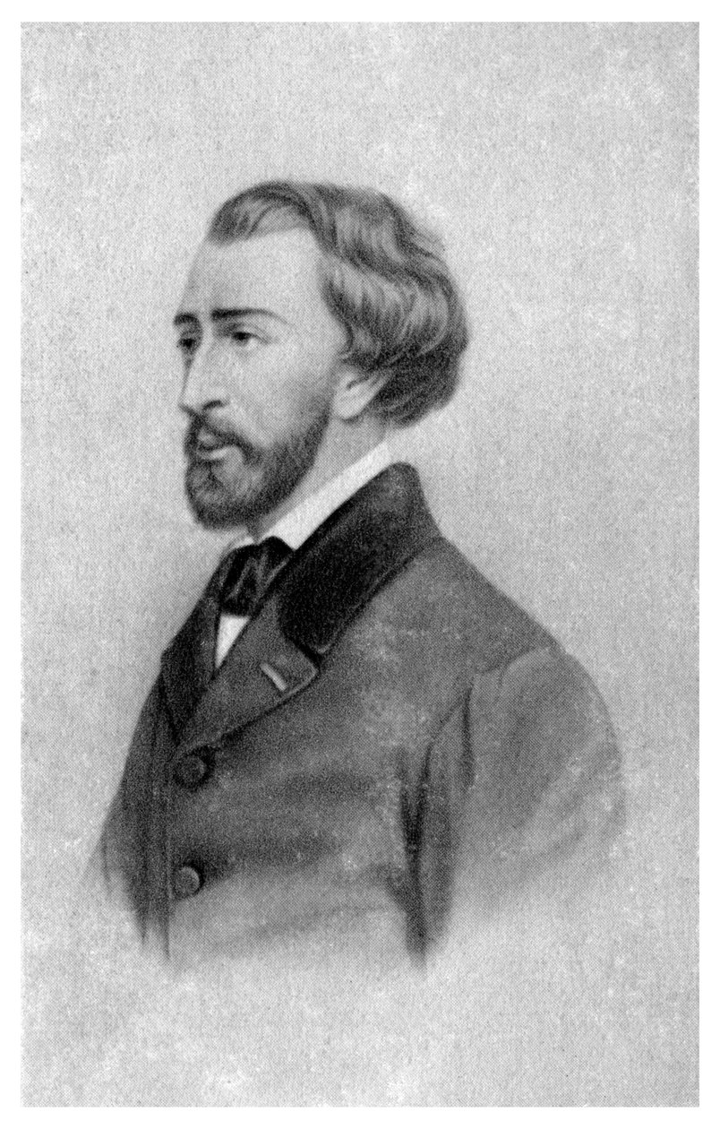 Alfred de Musset, ranskalainen romanttinen näytelmäkirjailija, runoilija ja taidemaalari, c1845-1890 tekijältä Unbekannt