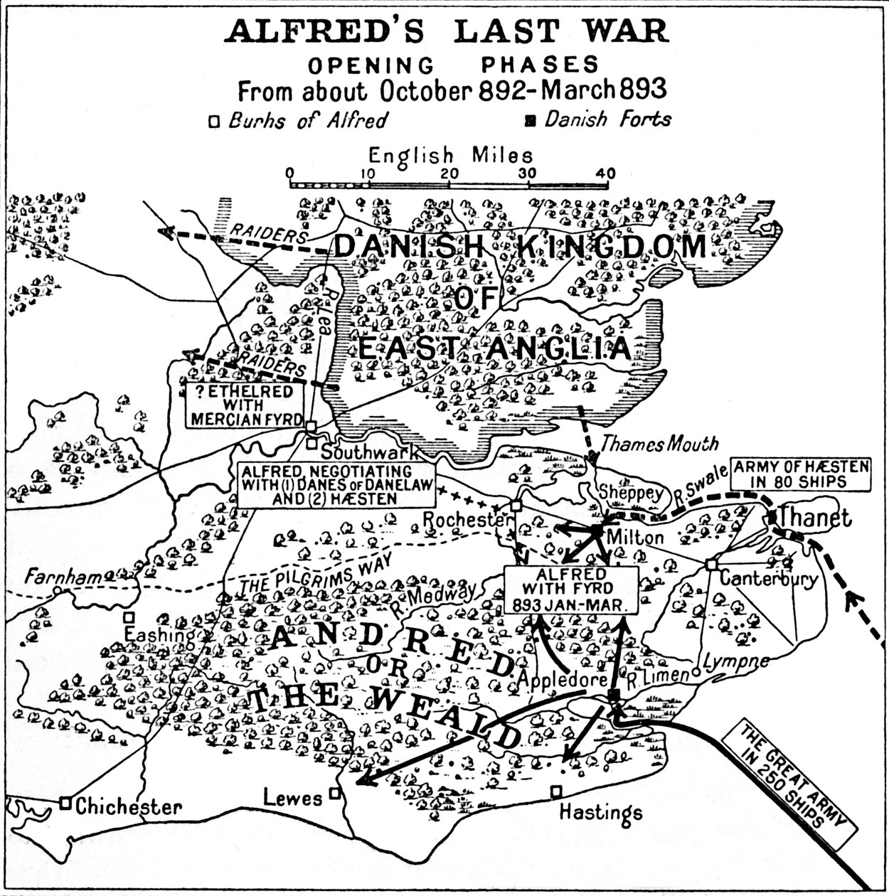 Alfreds Last War - Avausvaiheet. Noin lokakuusta 892 maaliskuuhun 893, 1935. tekijältä Unbekannt