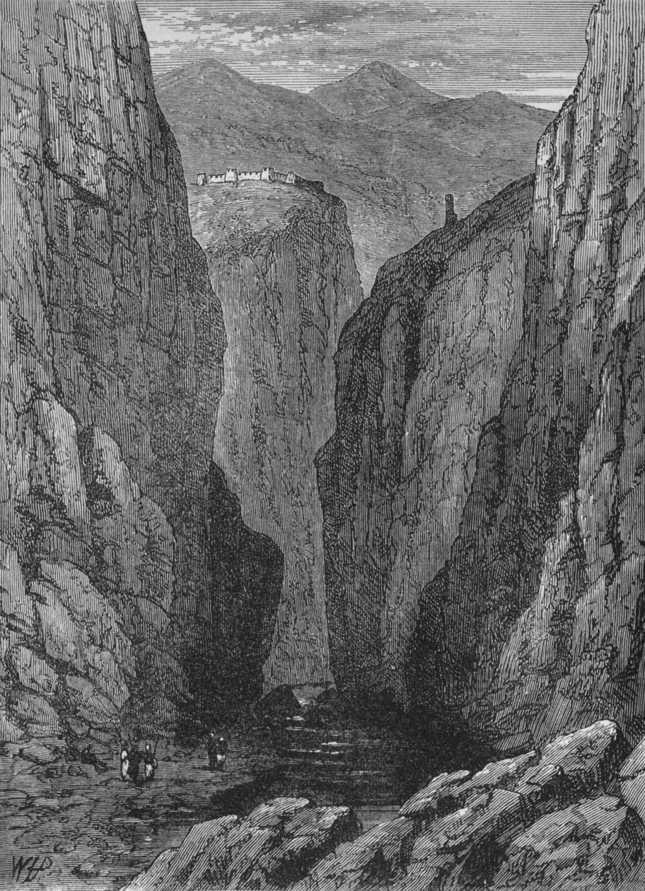 Ali Musjid ja Khyber Pass, 1880 tekijältä Unbekannt