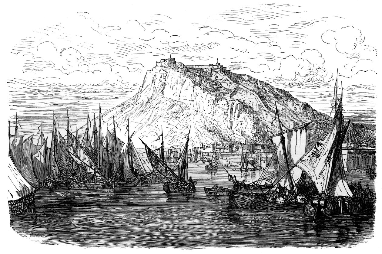 Alicante, Espanja, 1890 tekijältä Unbekannt