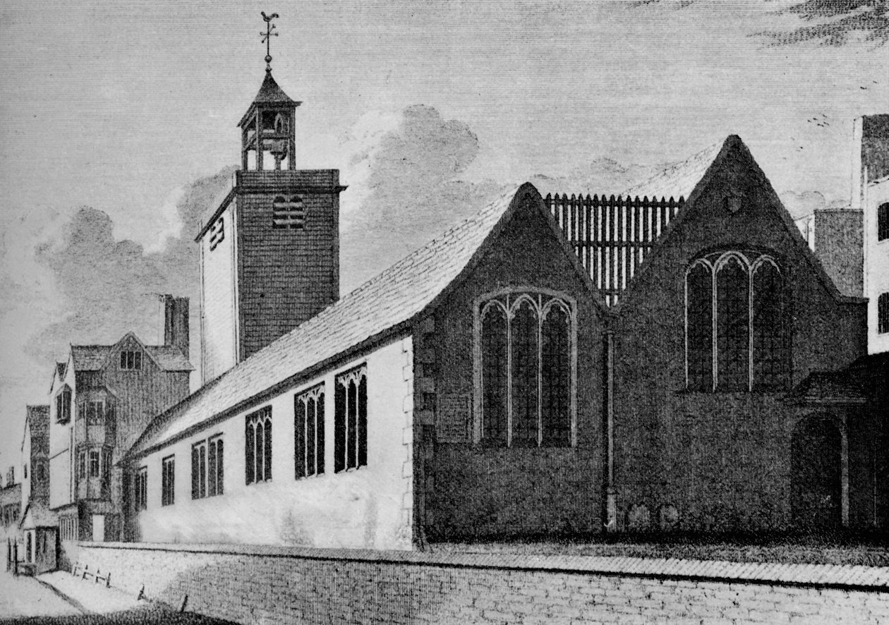 All Hallows Church, London Wall, Lontoon kaupunki, n. 1901 1906 tekijältä Unbekannt