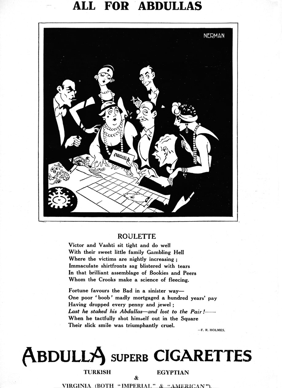 Kaikki Abdullasille - Ruletti, 1927 tekijältä Unbekannt