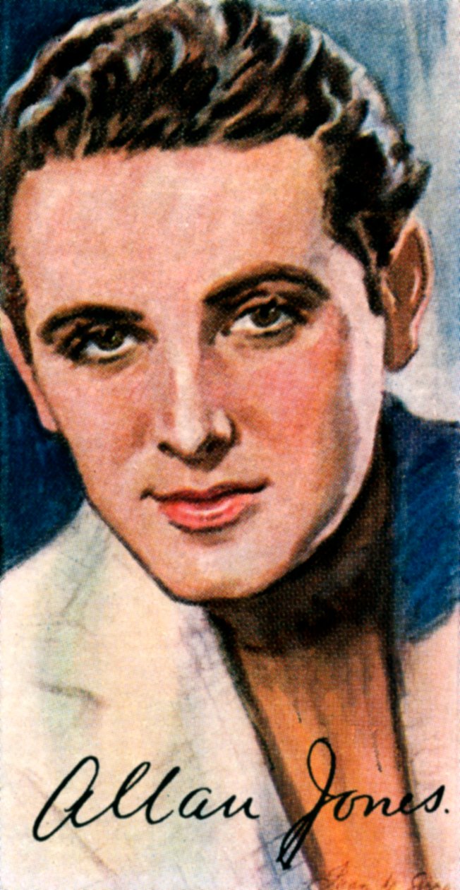 Allan Jones, 1907-1992, yhdysvaltalainen näyttelijä ja laulaja, 1900-luku tekijältä Unbekannt