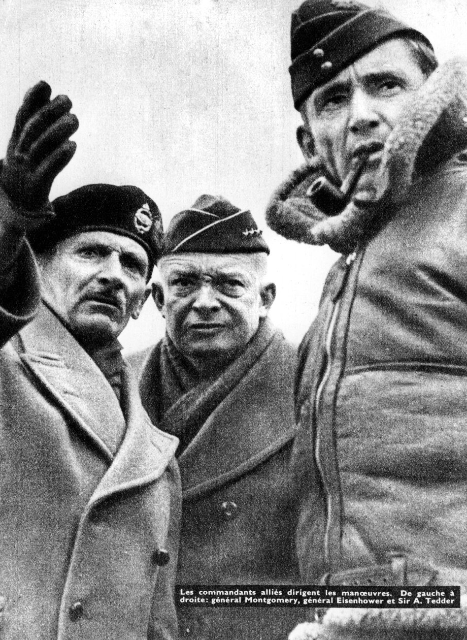Liittoutuneiden komentajat Ranskassa, 1944 tekijältä Unbekannt