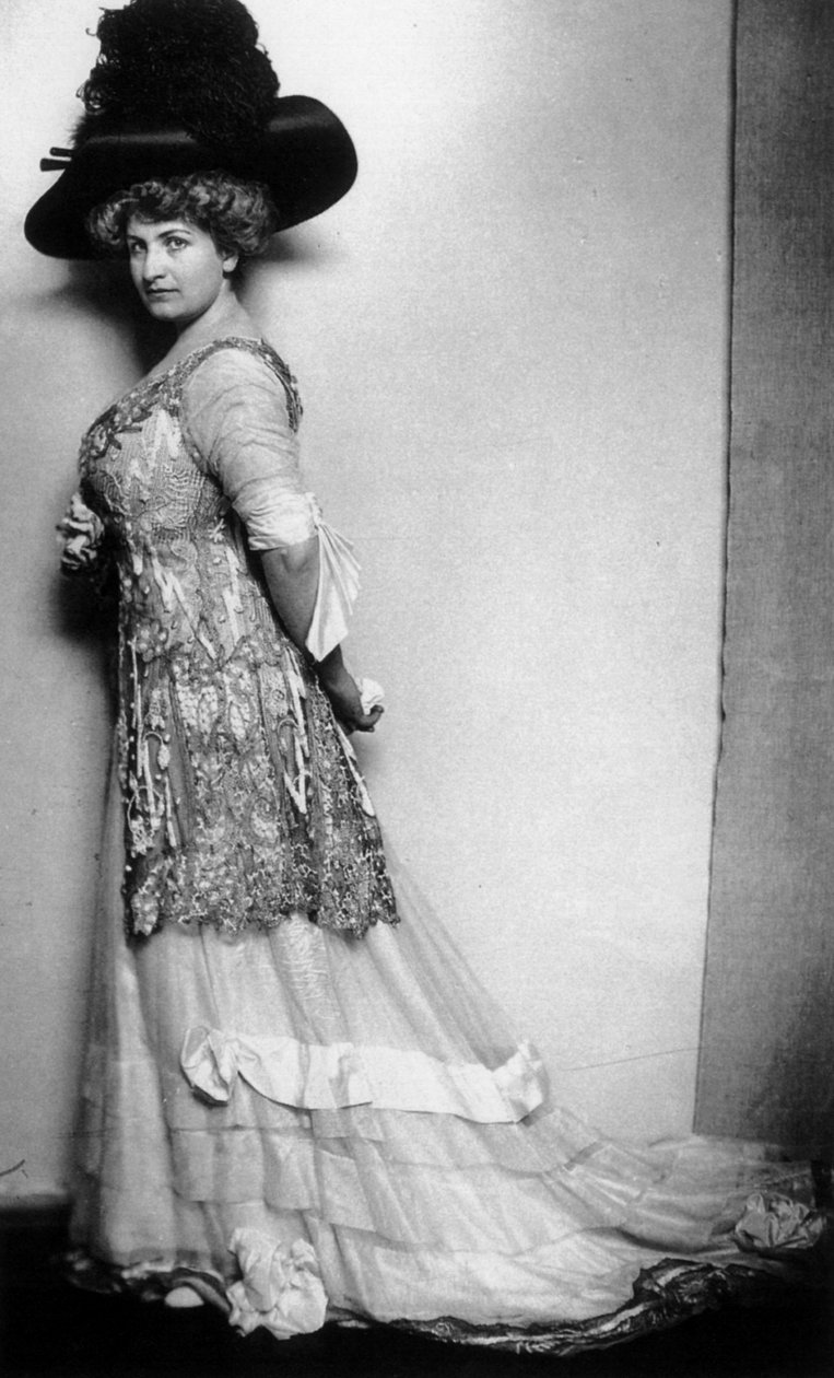 Alma Mahler, itävaltalainen seuralainen ja säveltäjä, 1908 tekijältä Unbekannt