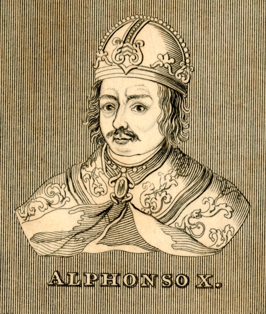 Alphonso X, 1221-1284, 1830. tekijältä Unbekannt
