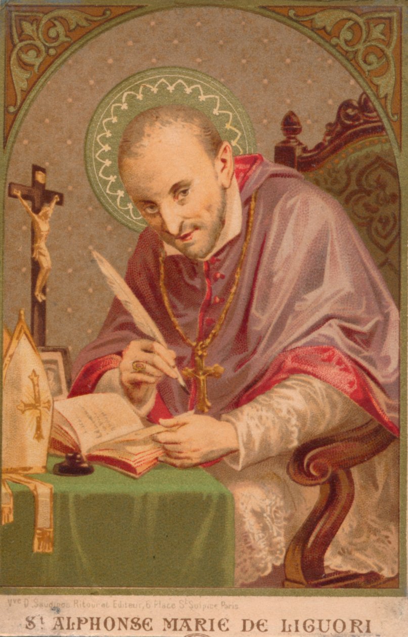 Alphonsus Maria de Liguori 1696-1787, noin 1910-luku tekijältä Unbekannt
