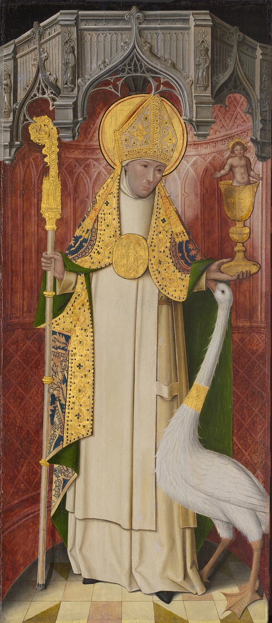 Alttaritaulu Thuison-les-Abbevillestä: Saint Hugh of Lincoln, 14901500. tekijältä Unbekannt