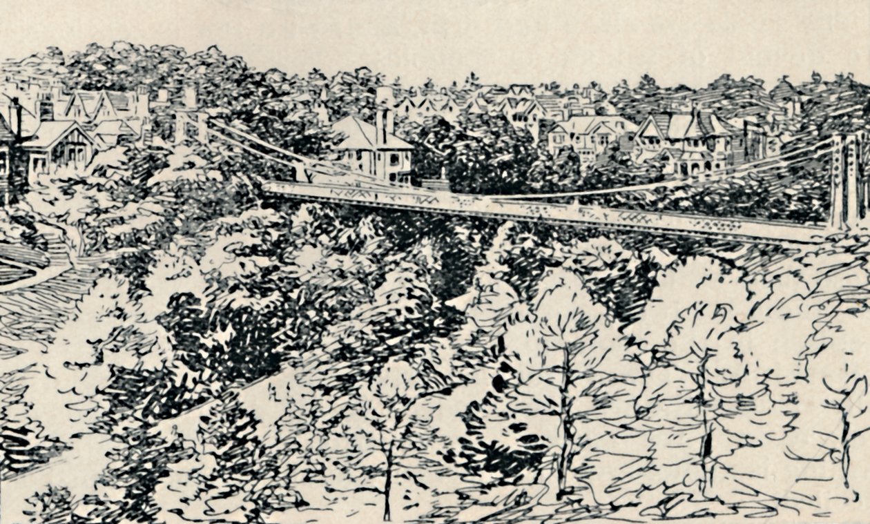 Alum Chine -riippusilta, 1929 tekijältä Unbekannt
