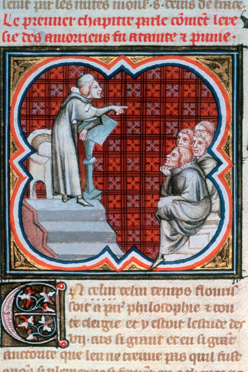 Amalric of Bena opetus, c1200, 1375-1379 tekijältä Unbekannt