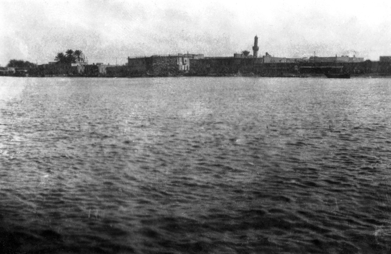 Amara, Tigris-joella, Mesopotamiassa, 1918 tekijältä Unbekannt