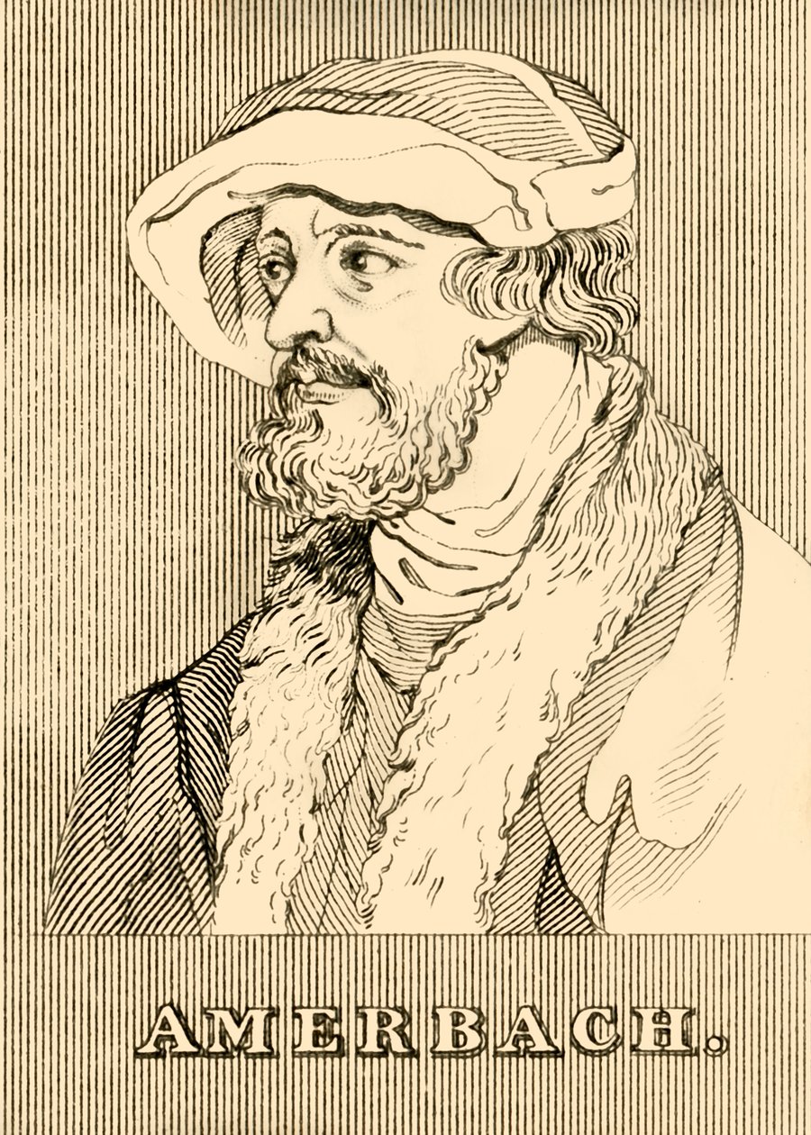 Amerbach, 1440-1513, 1830. tekijältä Unbekannt