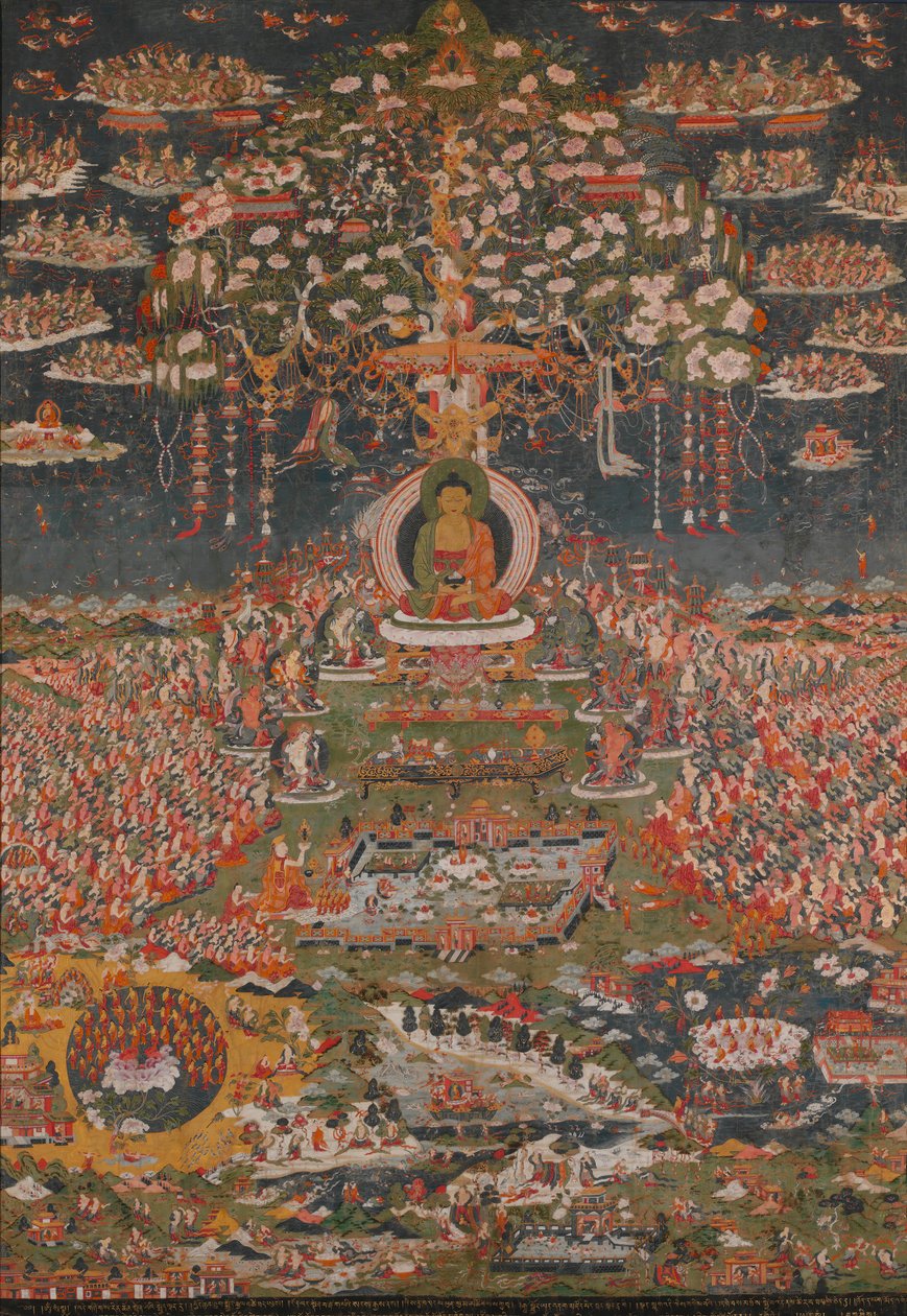Amitabh, T Western Pure Landin Buddha Sukhbati, K. 1800. tekijältä Unbekannt