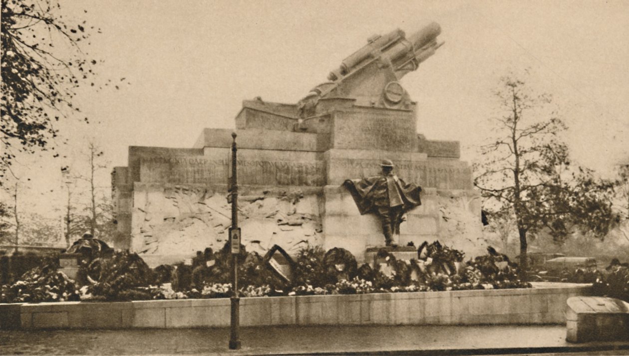 Lisäys Lontoon monumentteihin: The Royal Regiment of Artillery Memorial, c1935. tekijältä Unbekannt