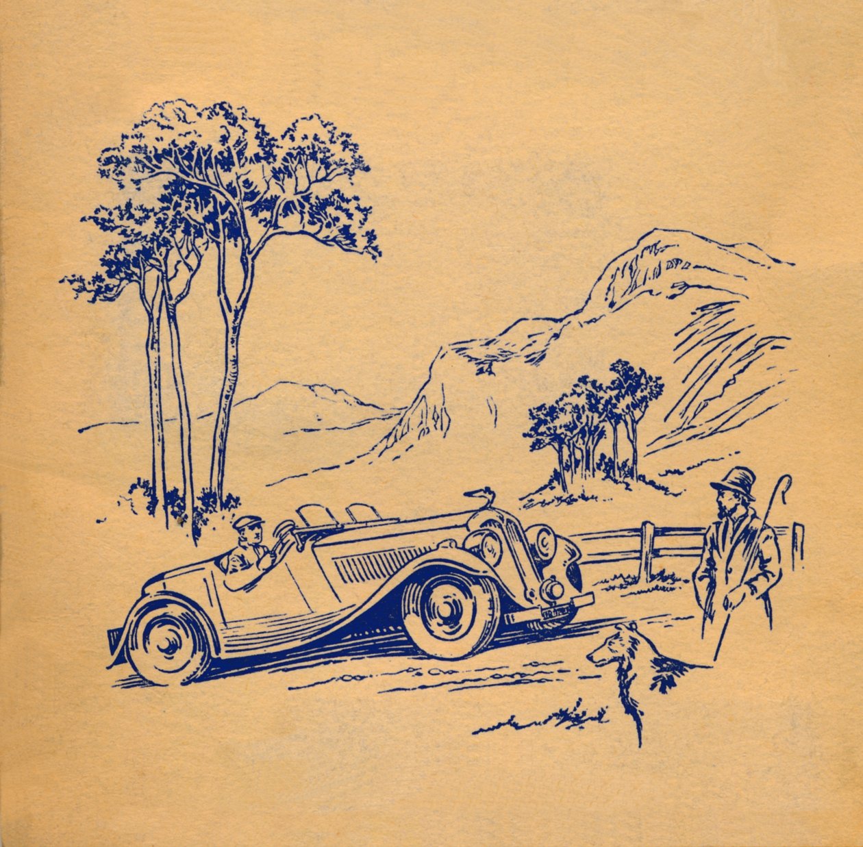Album of Motor Cars etukansi, c1936 tekijältä Unbekannt