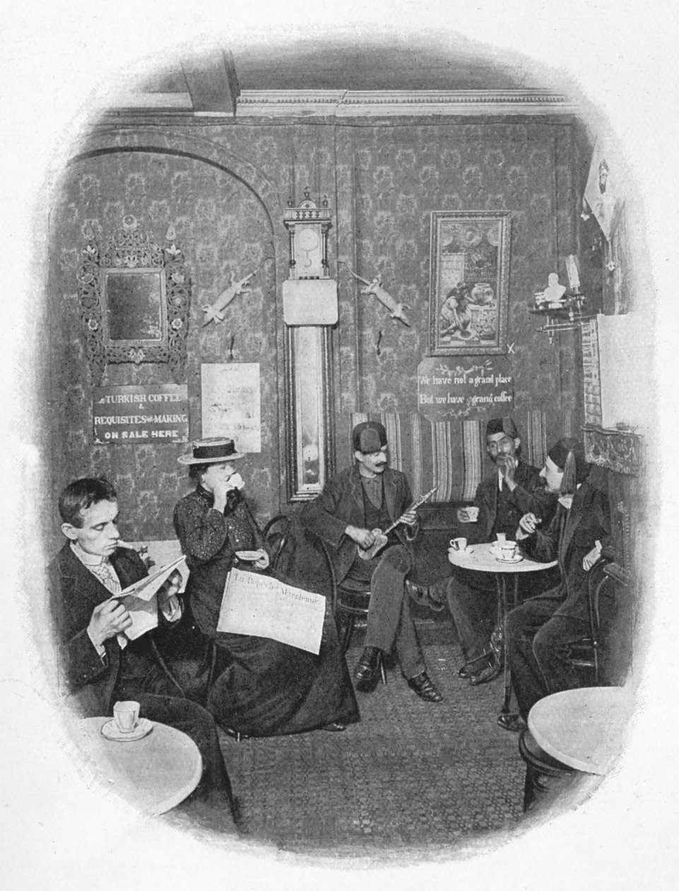 Arabikahvila, Lontoo, 1901 1901 tekijältä Unbekannt