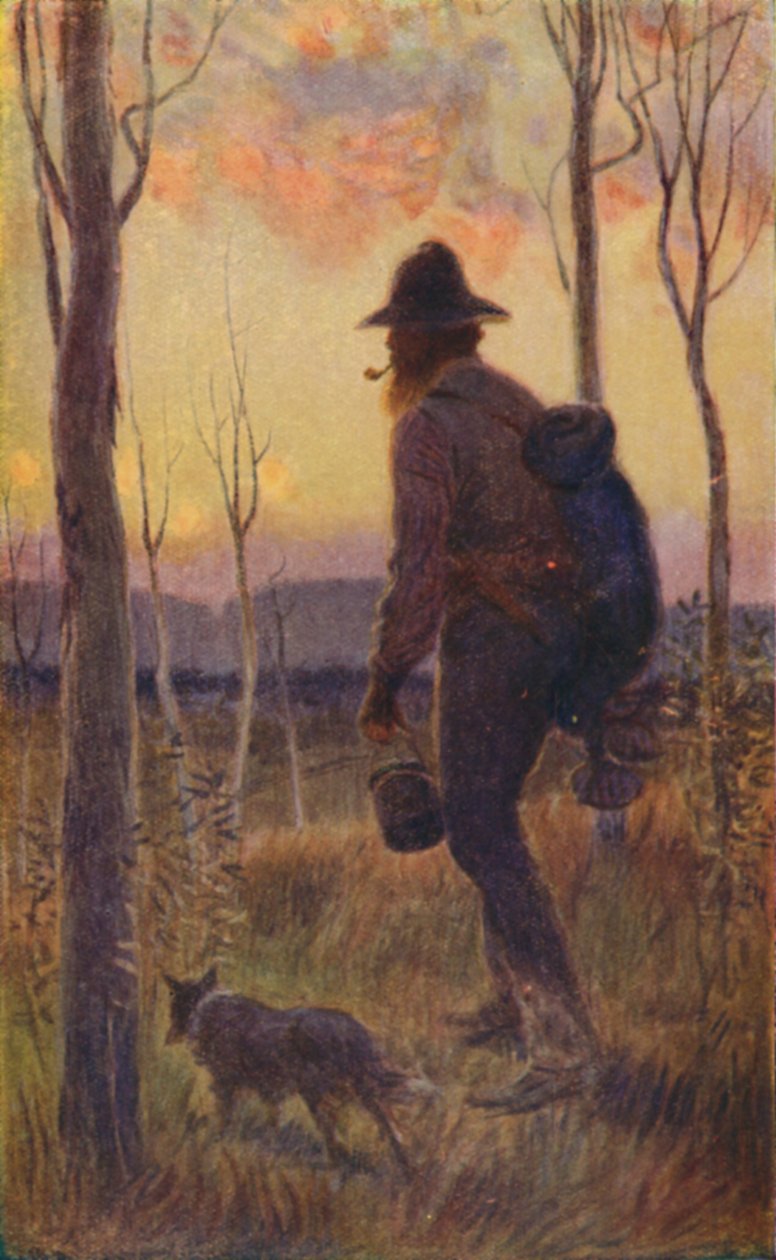 Australialainen auringonlasku, 1923. tekijältä Unbekannt