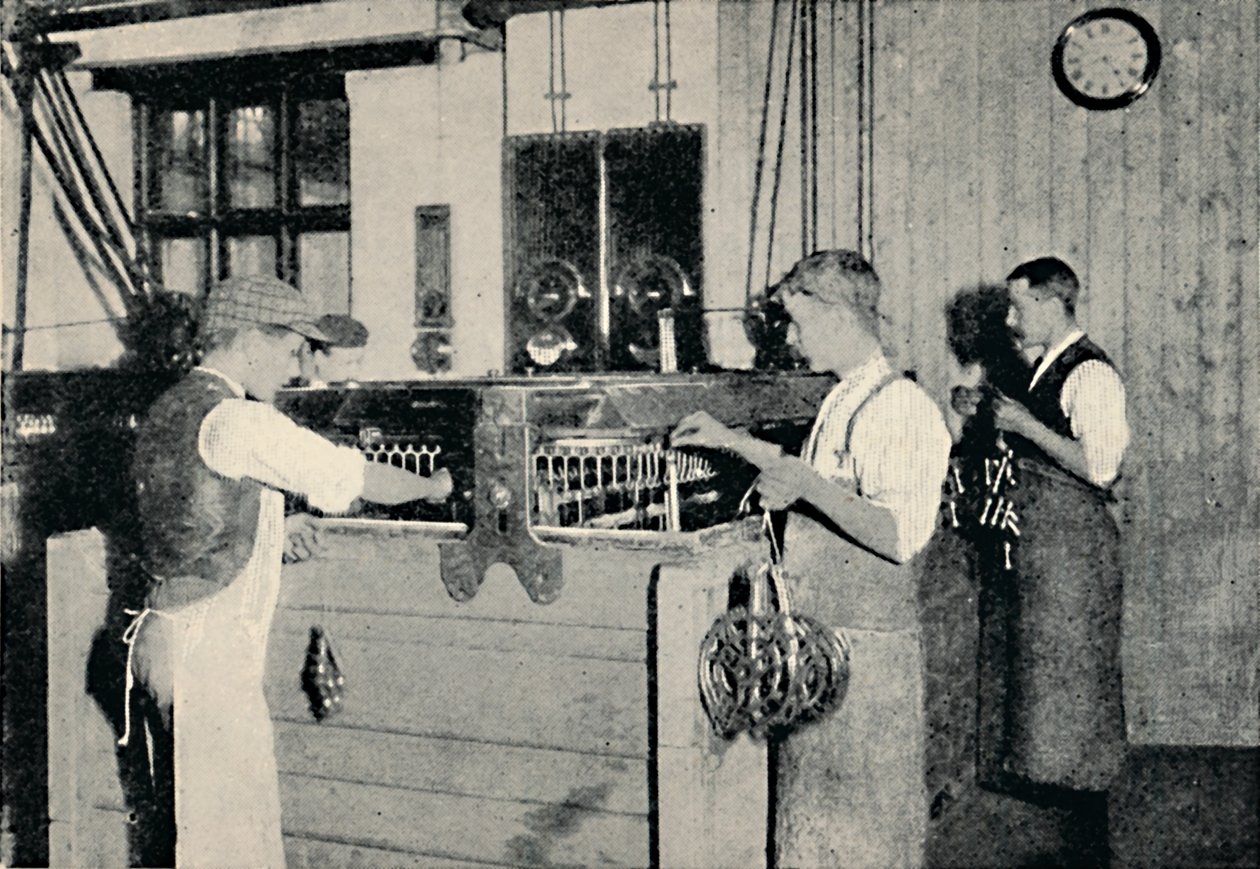 Galvanointiasu, c1917 tekijältä Unbekannt