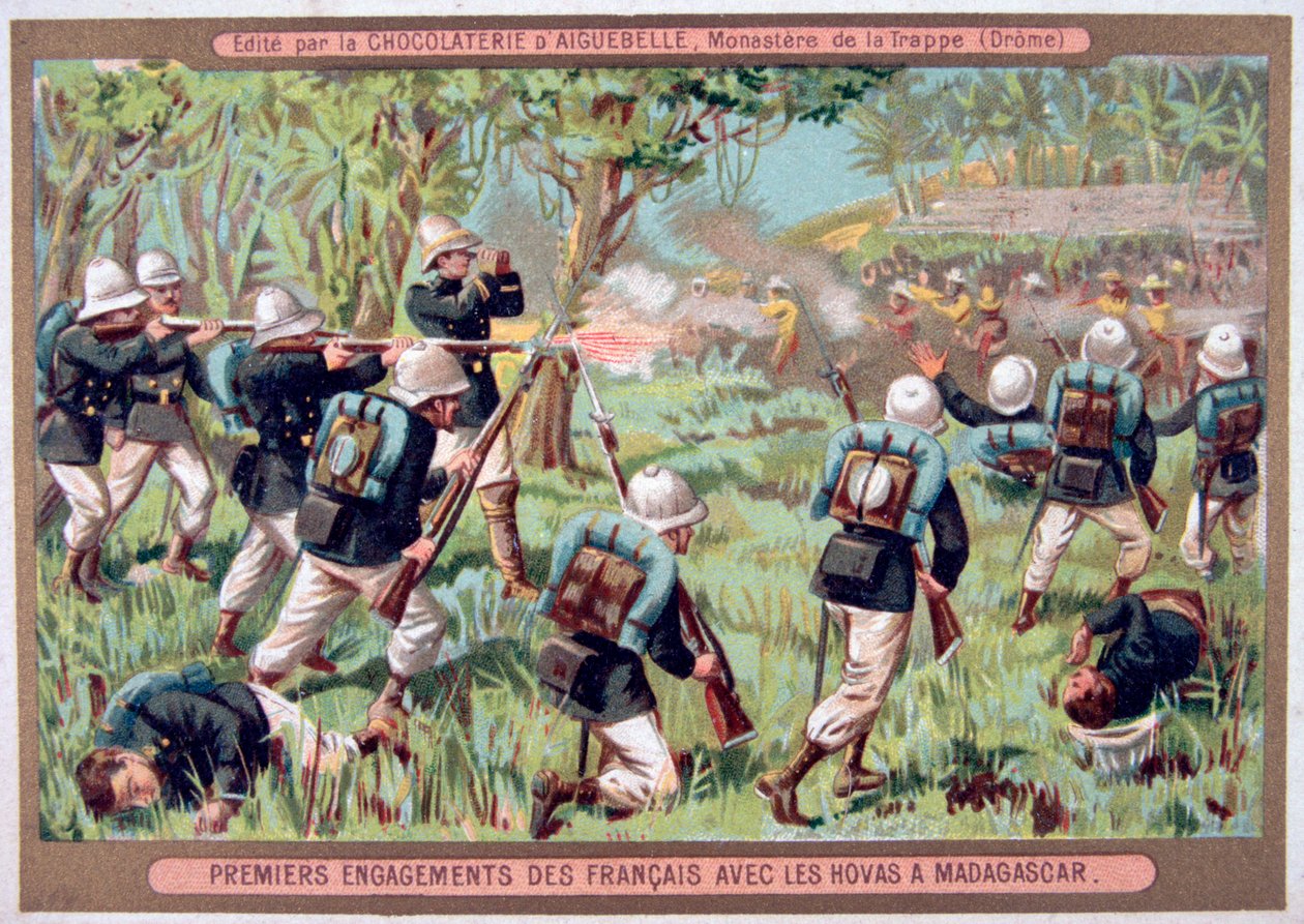 Kihla Madagaskarin hovoja vastaan, 1883-1896 tekijältä Unbekannt