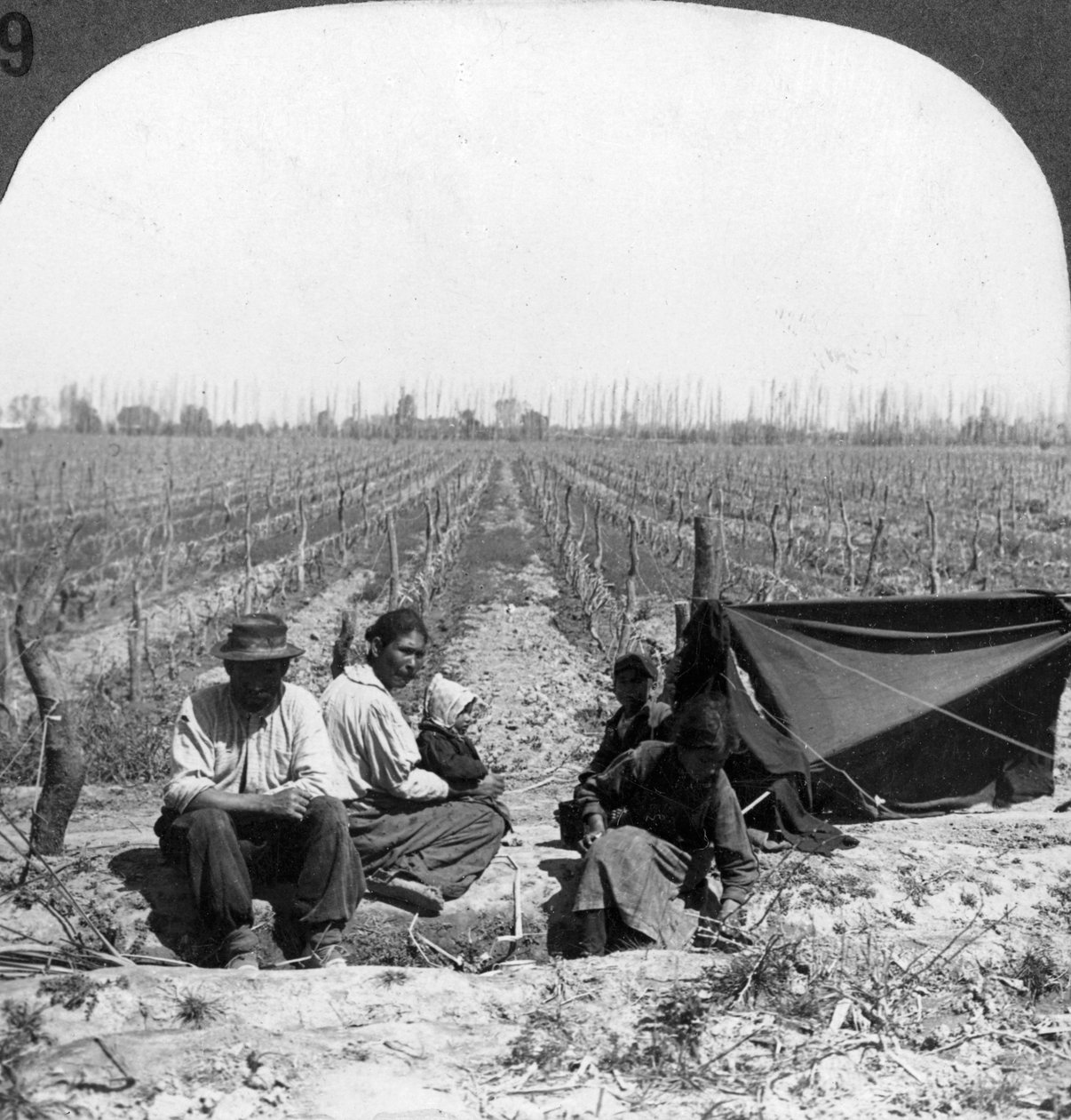 Italialainen siirtokuntalainen perheineen, Mendoza, Argentiina, 1900-luku tekijältä Unbekannt