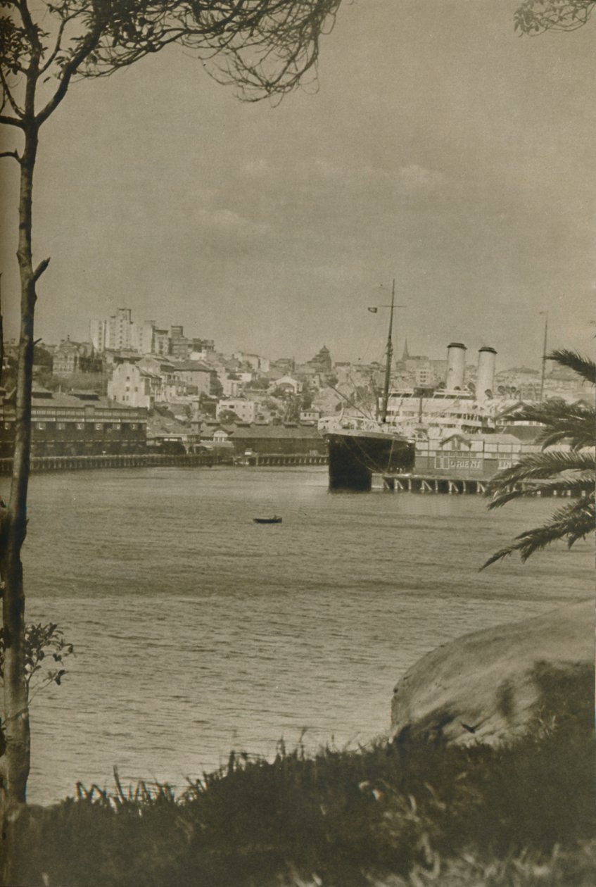Orient Liner laiturissa Woolloomooloo Bayssä, 1937 tekijältä Unbekannt